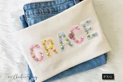 Faux Crochet Grace PNG | Spring Png Product Image 9