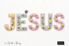 Faux Crochet Jesus PNG | Spring Png Product Image 1