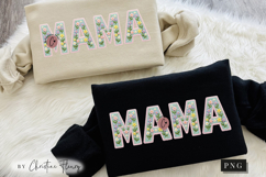 Faux Crochet Mama Nana Mimi Gigi PNG | Spring PNG Product Image 6