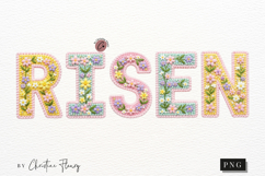Faux Crochet Risen PNG | Spring Png Product Image 1