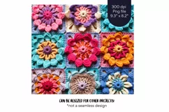 Crochet Tumbler Wrap Granny Square Tumbler Sublimation 