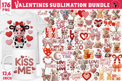 Crochet Valentines Day sublimation | Knitted bundle Product Image 1