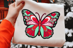 Crochet Valentines Butterfly Clipart Product Image 2