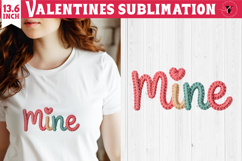 Crochet Valentines Day sublimation | Knitted Mine Product Image 1