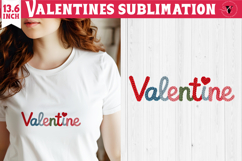 Crochet Valentines Day sublimation | Knitted Valentine Product Image 1