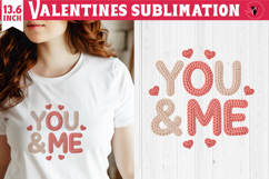 Crochet Valentines Day sublimation | Knitted You &amp; Me Product Image 1