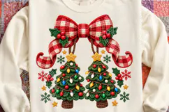 Crochet Yarn Christmas Tree PNG Clipart Product Image 1