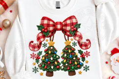 Crochet Yarn Christmas Tree PNG Clipart Product Image 4