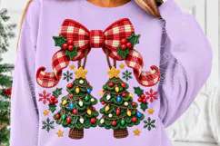 Crochet Yarn Christmas Tree PNG Clipart Product Image 5