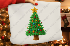 Crocheted Christmas Tree Png Product Image 1