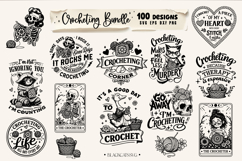 Funny Crocheting SVG Bundle, Crochet Bundle 100 designs Product Image 7