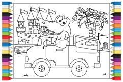coloring animal cartoon for kids Product Image 1