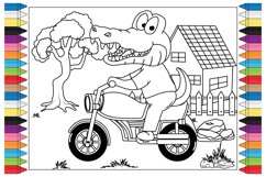 coloring animal cartoon for kids Product Image 1