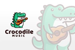 Crocodile Music Logo Template Product Image 1