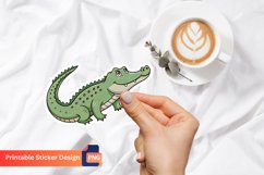 Crocodile Sticker, Animal Sticker Product Image 1