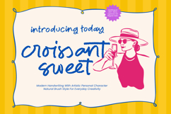 Croissant Sweet - Modern Handwriting Product Image 1