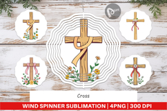 Wind Spinner Cross Product Image 1