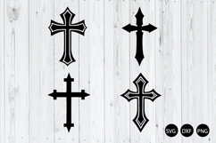 Cross SVG, Christian Cross SVG, Cross Silhouette SVG Product Image 1
