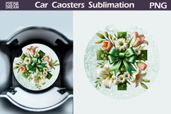 Big Bundle Car Coaster | Round Coaster Sublimation Product Image 8