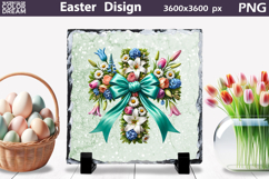 Cross Sublimation Design | Easter Cross Slate Product Image 1