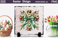 Cross Sublimation Design | Easter Cross Slate Product Image 1