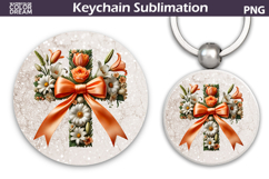 Easter Cross Keychain | Religious Key Keychain Product Image 1