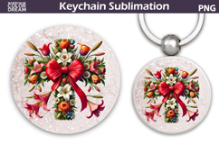 Easter Cross Keychain | Religious Key Keychain Product Image 1