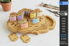 Cross Stitch Organizer Laser Cut | Floss Bobbin Holder | CNC Product Image 1