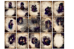 Vintage Time Printable Junk Journal Papers Product Image 6