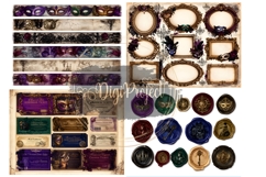 Vintage Time Printable Junk Journal Papers Product Image 3