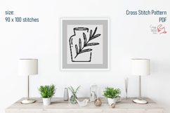 Herb Cross Stitch Pattern, Easy Kitchen Xstitch Chart Product Image 2