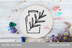 Herb Cross Stitch Pattern, Easy Kitchen Xstitch Chart Product Image 3