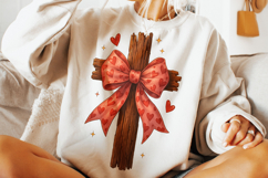 Cross Valentine's Day PNG, Love Like Jesus PNG, Coquette Bow Product Image 2