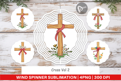 Wind Spinner Cross Product Image 1