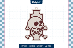 Halloween Skull Keychain Product Image 2