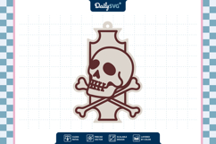 Halloween Skull Keychain Product Image 3