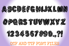 Crosshatch Chaos Lettering ABC Riot Punk Font Typeface Alphabet OTF by Squeeb Creative