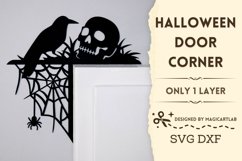 Halloween door corner svg, Halloween corner svg, Door trim Product Image 1