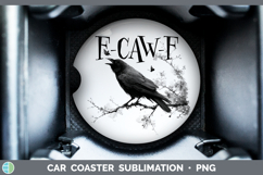 GorgeousCrow Car Coaster design.