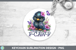 GorgeousCrow Keychain design.