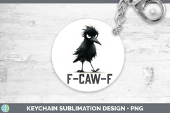 GorgeousCrow Keychain design.