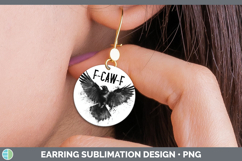 GorgeousCrow Round Earrings design.