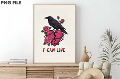 Crow Raven Anti Valentine PNG Product Image 3
