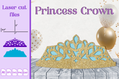 Birthday Princess crown, Snowflake tiara papercut Product Image 1