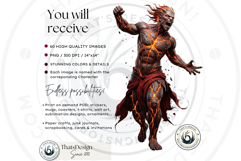 Crown of Sins Embodied Vices Clipart for Journals and POD Product Image 2