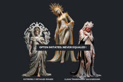 Crown of Sins Embodied Vices Clipart for Journals and POD Product Image 3