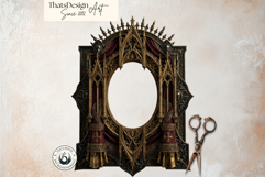 Crown of Sins Embodied Vices Frames for Journals and POD Product Image 5