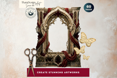 Crown of Sins Embodied Vices Frames for Journals and POD Product Image 7