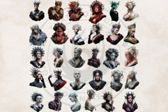 Crown of Sins Embodied Vices Clipart for Journals and POD Product Image 10