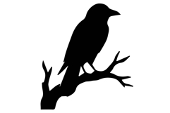 Crow Silhouette Product Image 1